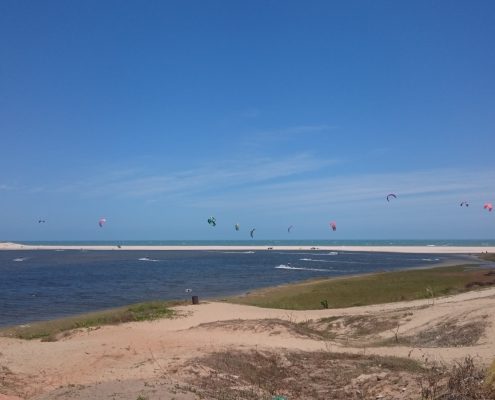 kitesurfen, brasilien, kitesafari