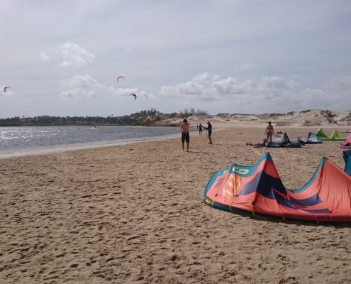 kitesurfen, brasilien, kitesafari